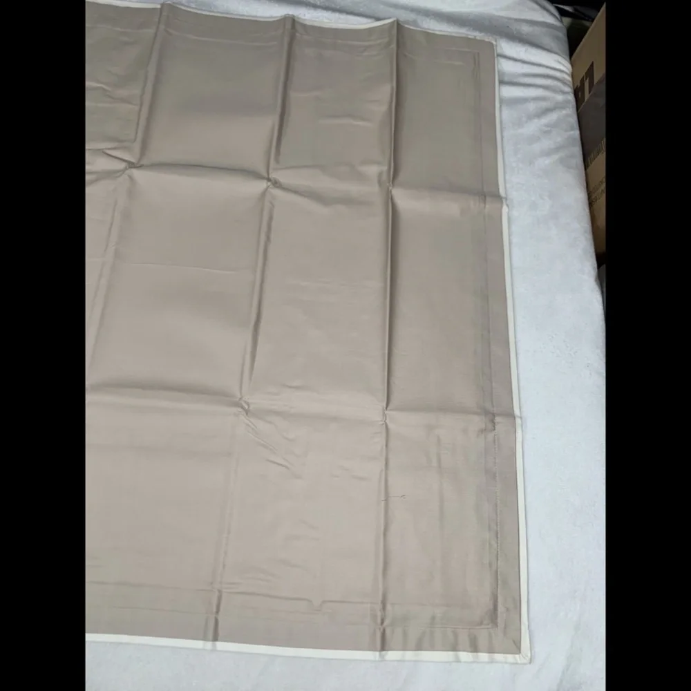 NIB Hotel Collection Contrast Flange (1) European Sham‎ in 2 Tone Pear
